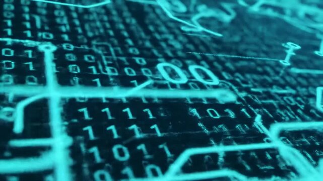 Circuit board with binary code