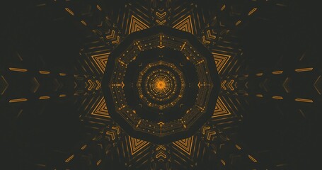 Mesmerizing patterns create visuals