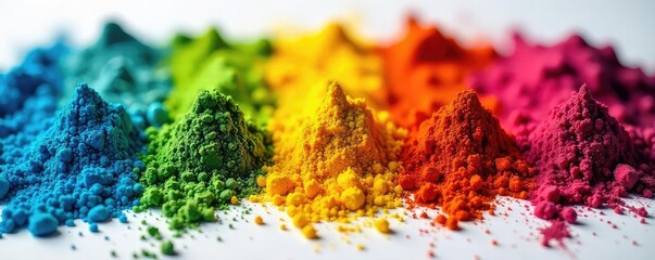 Vibrant assortment of natural food coloring pastes, powders, and liquids in various hues, ready for baking and cooking , cake, bread, beige