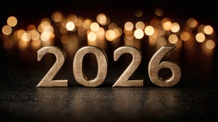 Celebrating New Year's Eve 2026 Event Space Festive Atmosphere Nighttime Warm Glow