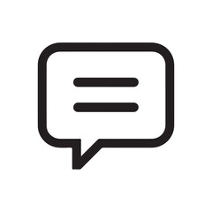 Fototapeta premium speech bubble icon vector