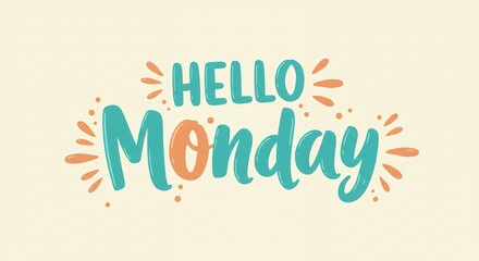 Hello monday graphic design
