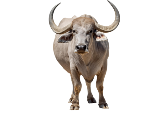 Buffalo Isolated on transparent or white background