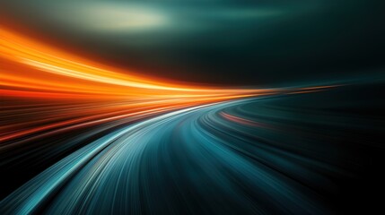 streak. Abstract motion blur with vibrant color streaks, conveying dynamic energy against a dark, softly glowing background. public awareness campaigns.