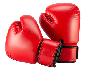 Pair of red boxing gloves (1)