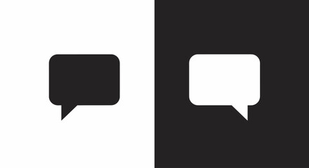 Fototapeta premium Dialogue Bubbles in Contrast: a visual display of communication tools, emphasizing the significance of dialogue and conversation through contrasting elements. 