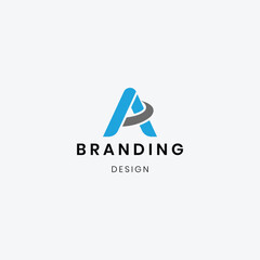 Abstract professional A logo for creative branding.