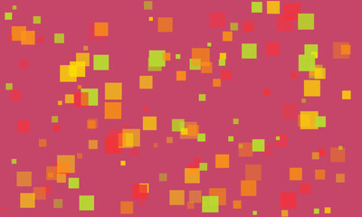 Abstract Colorful Squares Background Design Modern Minimalist Composition Illustration