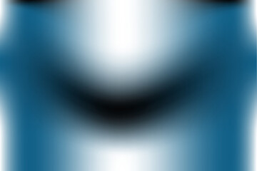 Abstract gradient background with smooth transitions from white to blue color isolated on transparent background