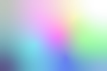 Abstract gradient background with pink, green, and blue color combination isolated on transparent background