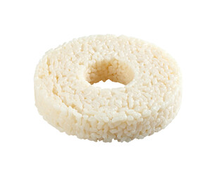 Ring of white rice, hollow center