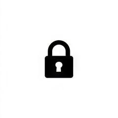 Secure Lock Visual Representation of Safety, Privacy, and Protection Against Unauthorized Access