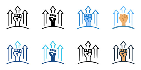 Reform icon set multiple style collection 

