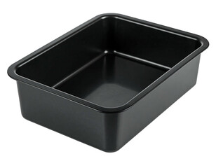 Black rectangular baking pan