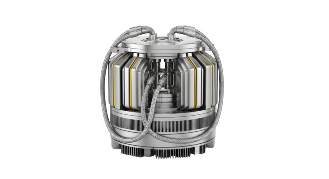 Advanced robotic gripper isolated on transparent background, a cuttingedge tool for precise manipulation and automation in industrial settings