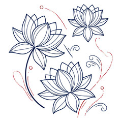 Fototapeta premium fiore, floreale, vettoriale, desig