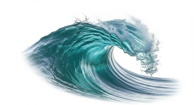 力強く輝く青い波 透明感あふれる水しぶき 躍動感 (Chikara tsuyoku kagayaku aoi nami toumeikan afureru mizu shibuki yakudoukan) Translation: Powerful shining blue wave, water splash overflowing with transparency, dynamism