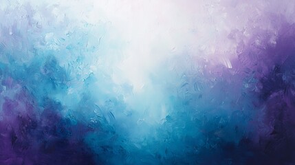 Obraz premium Abstract textured background with vibrant blue and purple brushstrokes, evoking calm