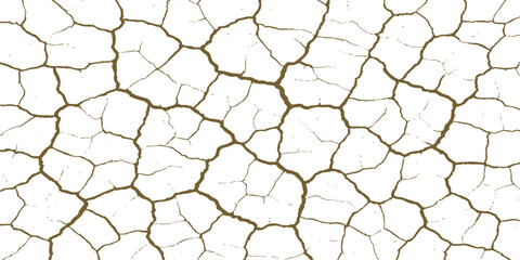 Texture of cracked, dry earth on a desert ground reveals a unique pattern of arid soil and mud
