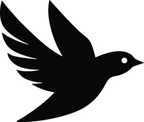 Flying birds vector icon.eps