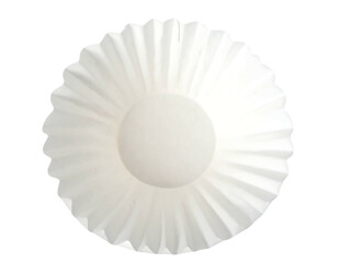 White paper coffee filter