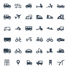 set of icons