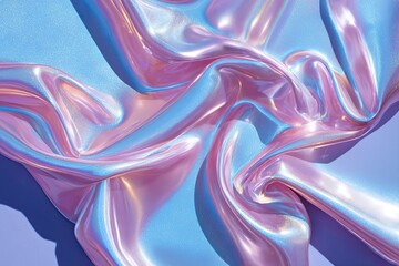 A swathe of iridescent fabric