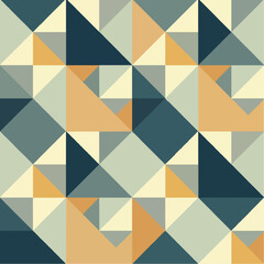 Obraz premium Seamless Minimal Triangles Tessellation Pattern Vector