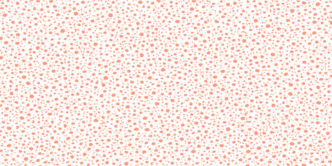 Seamless vintage polka dots pattern, red and white stripes vector illustration