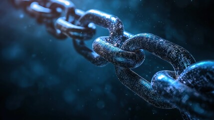 A digital lock symbolizing the security of goods in transit through blockchain technology