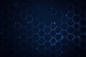 Abstract digital honeycomb pattern