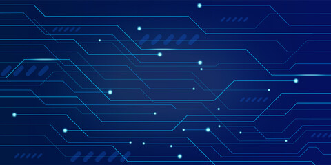Abstract Technology Background Futuristic Circuit Board Design