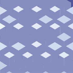 Seamless Minimal Isometric Cubes Pattern Vector
