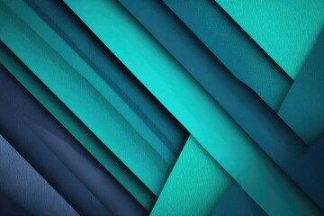 Obraz premium Abstract teal and navy geometric pattern
