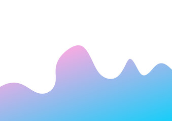 abstract wave background ilustration blue pink gradation