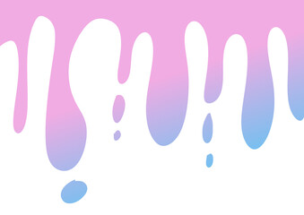 water drops on white background blue pink gradation