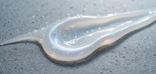 Obraz premium Opalescent Dream Capturing the Sheen of a Luxurious Body Lotion with a Subtle Pearlescent Glow