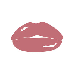lip design icon vecktor