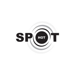 Hot Spot Logotype vector template