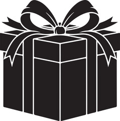 Abstract minimalist black shape on white background simple graphic element