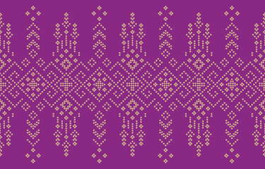 Ethnic Pattern. Ethnic India Bhandhani seamless pattern for embroidery, textile decoration and tile design.