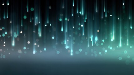 Abstract Digital Blue and Teal Binary Code Background Futuristic Cyber Design