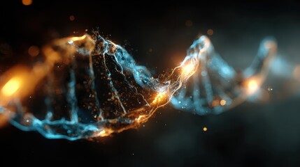 Stunning Abstract Visualization of Artificial Intelligence Concepts