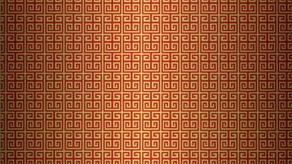 Chinese vector pattern coloured