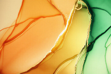 Metallic Shimmer Abstract Watercolor Wallpaper