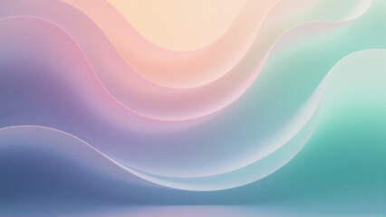 Obraz premium Ethereal Pastel Flow