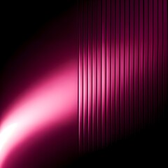 Abstract magenta background with vertical lines and light effect on the left