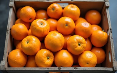 Oranges crate. High quality