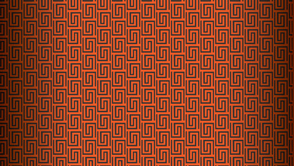 Chinese vector pattern coloured
