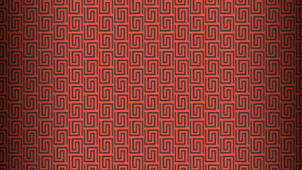 Chinese vector pattern coloured